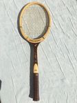Vintage trä tennisrack Brian Gottfried. Snauwaert.