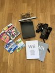 Nintendo Wii - med stativ, spel 