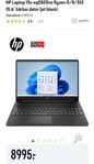 HP Laptop Ryzen-5/512gb/8 ram