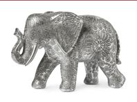 2st Silverfärgad elefant från Mio