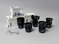 Zeiss ZF objektiv set EF(Canon)-mount (21, 28, 35, 50, 85)