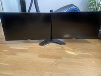 2 x 27” Samsung skærme inkl holder