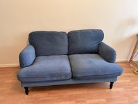 Blå soffa IKEA