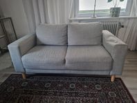 Soffa EGENSE 2-sits ljusgrå