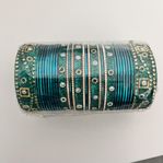 Indiska armband set turkos/guld
