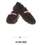 Bally-loafers, brun mocka, storlek 42.