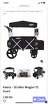 Keenz - Stroller Wagon 7S (Skrinda) Grå +Nya tillbehör