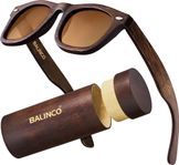 Solglasögon från Balinco i Bambu - UV Skydd - Polariserade