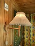 Solbackens Svarveri vägglampa strömbrytare retro