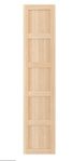 Ikea BERGSBO  Dörr, vitlaserad ekeffekt, 50x229 cm