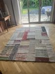 Matta patchwork, handknuten Orientalisk matta 