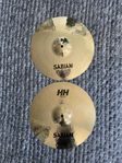 sabian hh bright hats hihat 14” 