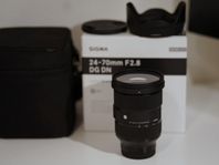 Sigma 24-70 2.8 för Sony FE