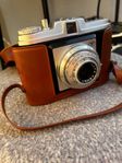 AGFA ISOLA I 120 antik kamera  & väska, 1950s - 