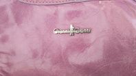 Snygg Gianni Conti handväska äkta läder rosa