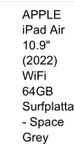 IPad Air 10.9 Wi-Fi 