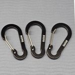 6 st Ultralätt Aluminum Alloy Carabiner