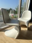 Panton Stolar - White Av Verner Panton