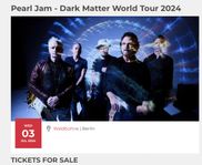 Pearl Jam biljett