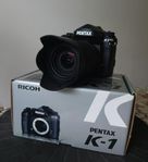 pentax k-1 med lens