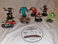 8st Disney infinity gubbar + wii spel 