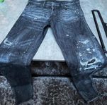 DSQ2 Jeans svarta Ripped