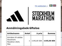 Sthlm marathon 2024 biljett säljes