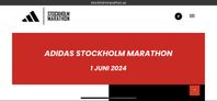 Startplats Stockholm Marathon