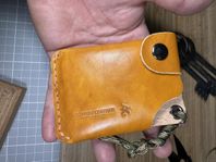 Hitchhiker plånbok Handgjord i äkta läder 