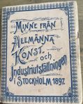 Folder Allmänna Konst & Industriutställningen 1897