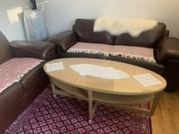 soffa 3 + 2  soffa bord