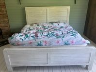 Vintage sänggavel till dubbelsäng 