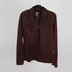 H&M Studio Glittery Sweater Size 34 Brown-Orange
