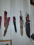 samling olika knivar
