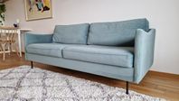 Soffa sammet 2,5-sits Mio