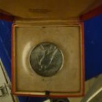 silverdollar 1921 felgraverad 
