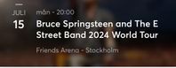 Biljett sittplats Bruce Springsteen 15 juli