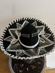Vintage PIGALLE Mexican Sombrero Mariachi Hat Black 