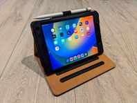 iPad Mini 5th + Apple Pen + Leather Case