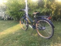 Crescent Ran cykel 24" , 3 växlar,  svart gul guld