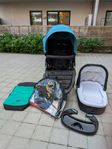 Britax Be-Agile Barnvagn med liggdel och tillbehör 