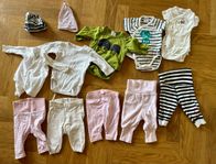 klädpaket strl 50 (nyfödd) - bodies och byxor