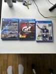 3 Tv spel (ps4 och ps5)