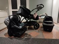 barnvagn Brio go next och babyskydd Britax römer