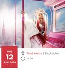 Säljer en biljett till Nicki Minajs konsert i Stockholm