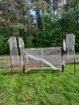 Hockeymål - EZ Folding Goal w targets Backstop