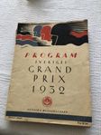 Program Saxtorps Grand Prix 1930-39