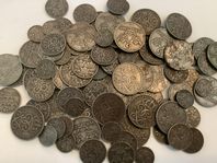 svenska mynt lot 100 st