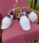 5 armad 50-tals lampa vintage
