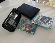 WiiU med 2 spel - nytt större batteri i kontroll 2024